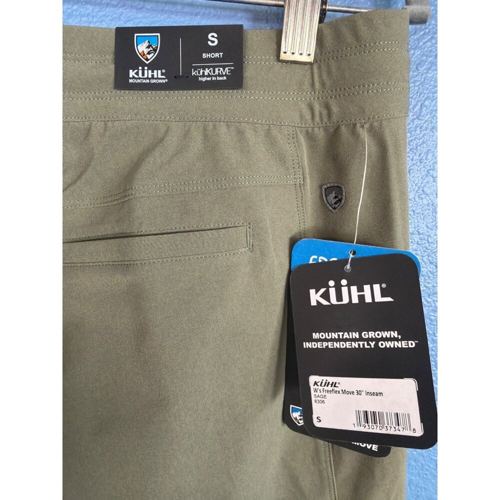 NWT Kuhl Freeflex Move Pants Sage Green MSRP$99 Smalll Short 30" inseam - Picture 14 of 15